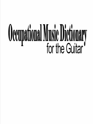 cover image of Occupational Music Dictionary for the Guitar